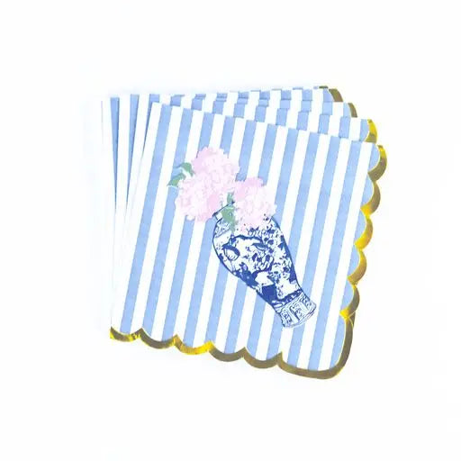 8 Oak Lane Ginger Jar Beverage Napkins